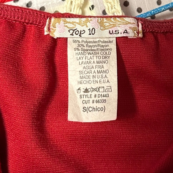 Red Strapless Dress - Picture 5 of 5